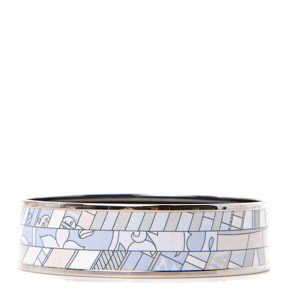 Hermes Enamel Printed Wide Astrologie Nouvelle Bracelet 70 1 of 6