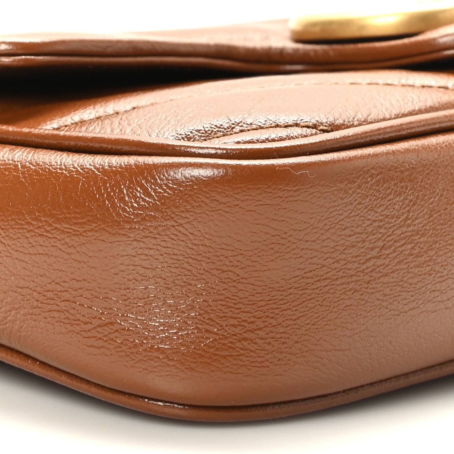 Azalea Calfskin Matelasse Diagonal Super Mini GG Marmont Shoulder Bag Cuir