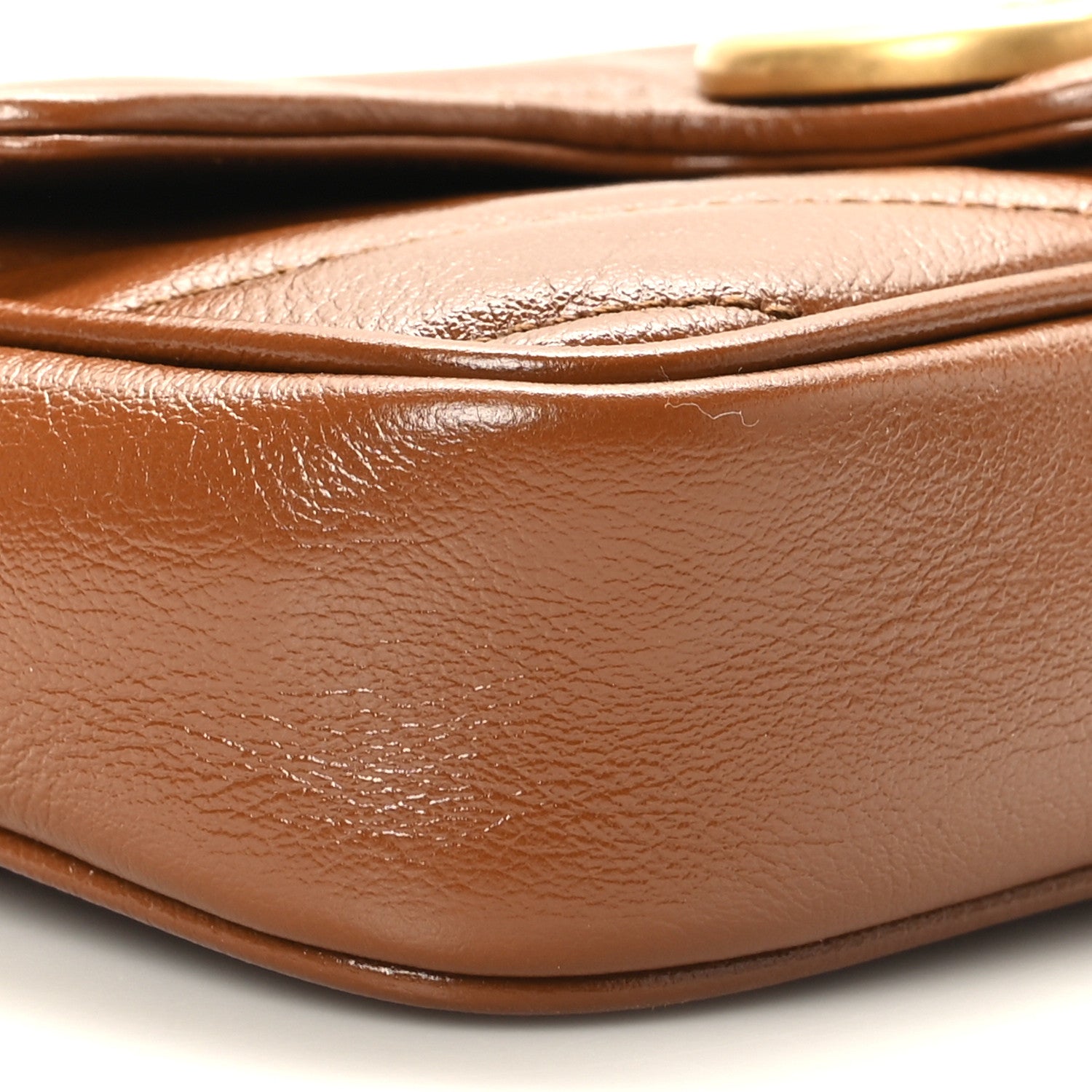 Gucci Azalea Calfskin Matelasse Diagonal Super Mini GG Marmont Shoulder Bag Cuir 8 of 9