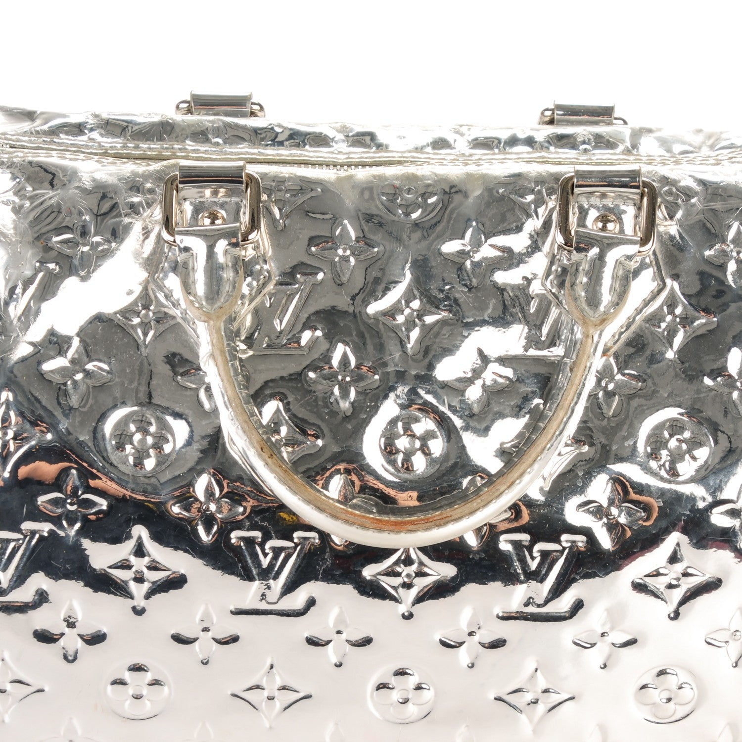 Louis Vuitton Monogram Miroir Speedy 30 Silver 16 of 16