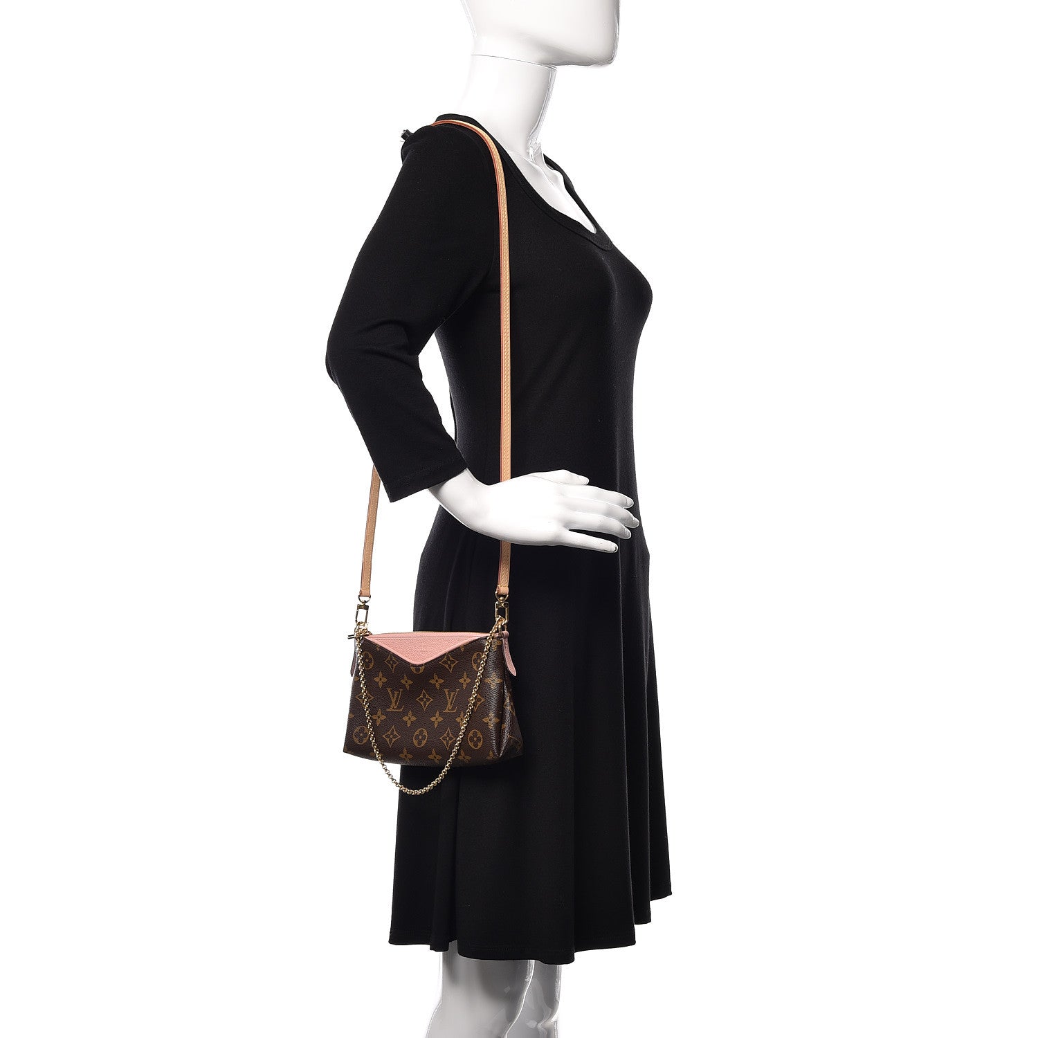 Louis Vuitton Monogram Pallas Clutch Rose Poudre 2 of 10
