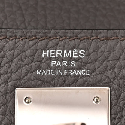 Hermes Togo Kelly Retourne 28 Etain 6 of 14