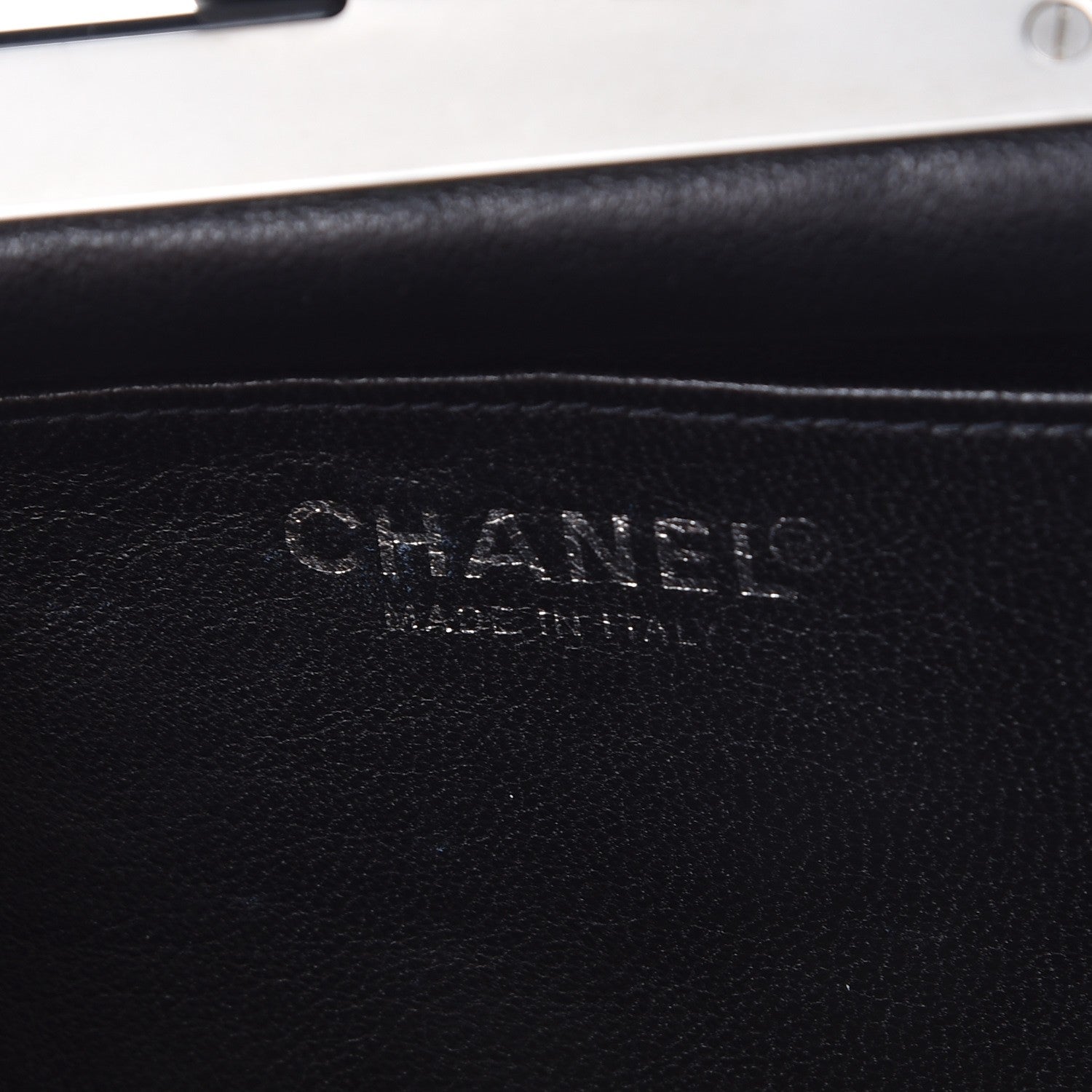 Chanel Lambskin Chocolate Bar Quilted Frame Bag Beige Black 7 of 15