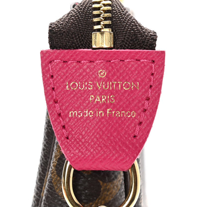 Louis Vuitton Monogram 2019 Christmas Animation Mini Courchevel Pochette Accessories Fuchsia 6 of 7