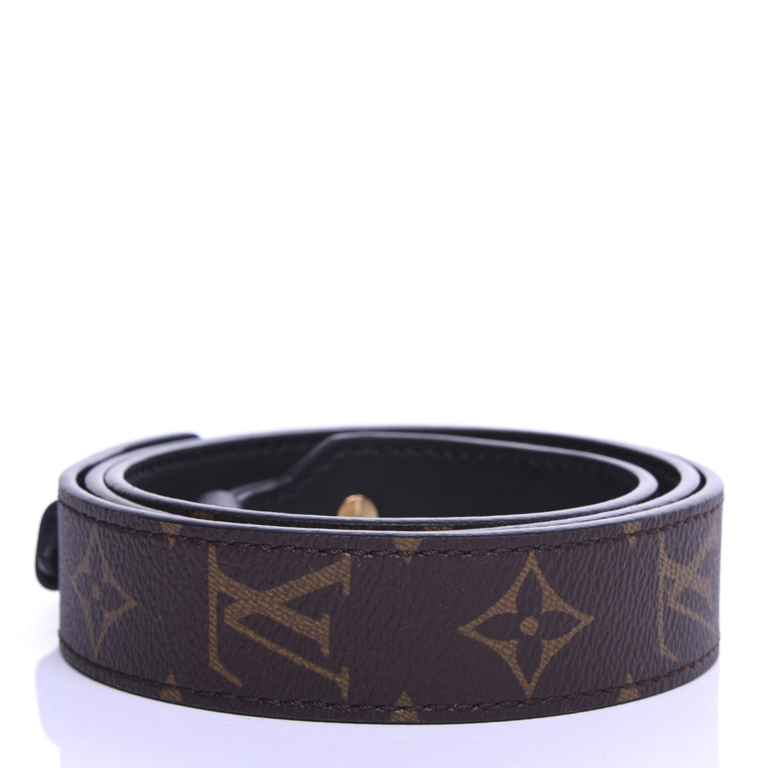 Louis Vuitton Monogram Bandouliere Shoulder Strap XL Black 2 of 5
