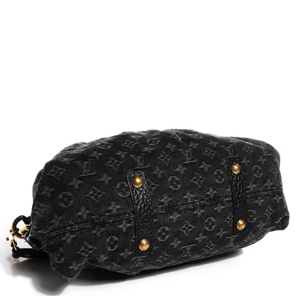 Louis Vuitton Denim Neo Cabby MM Black 4 of 7