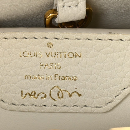 Louis Vuitton X UF Taurillon Artycapucines BB White 6 of 10