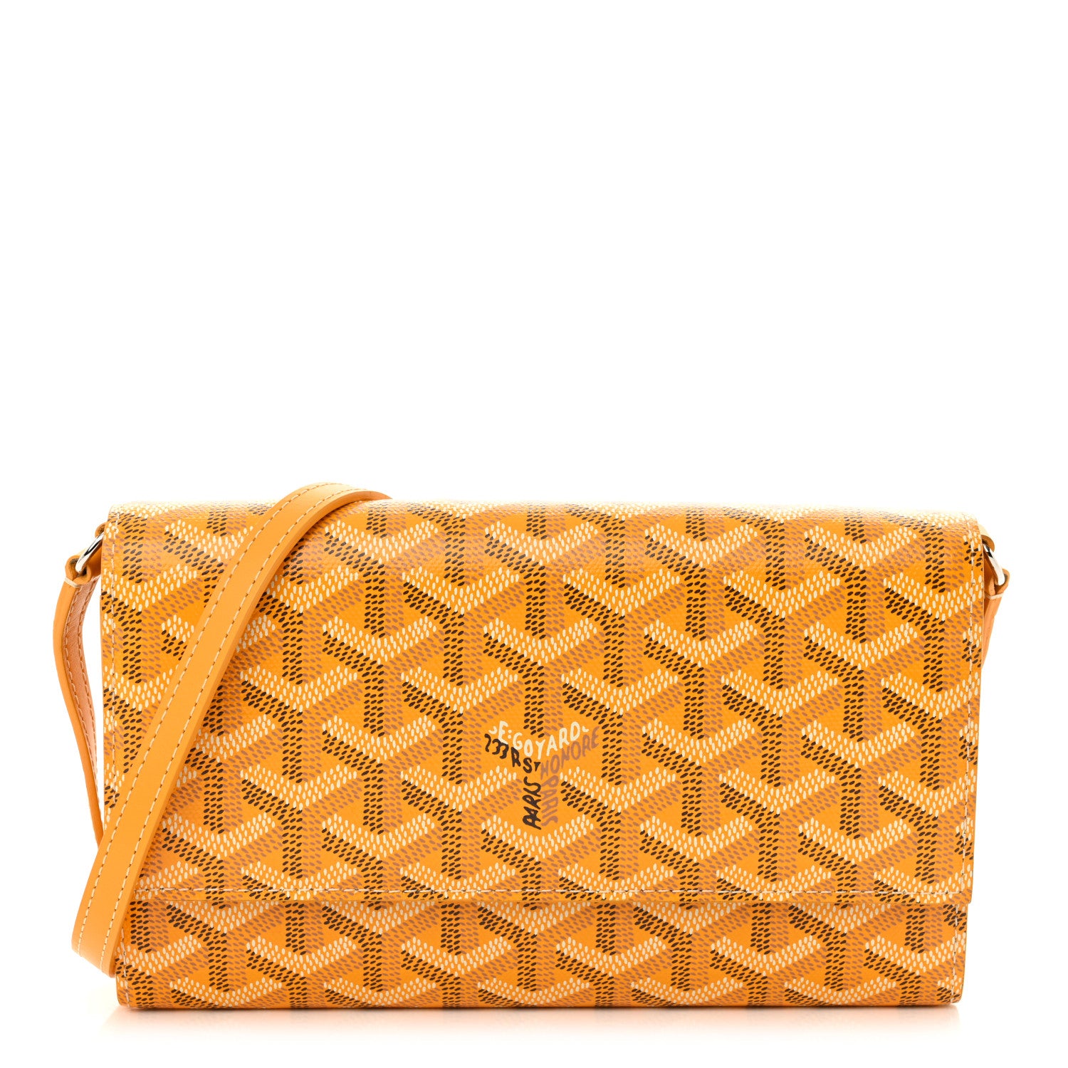 Goyard Goyardine Varenne Continental Wallet Yellow Yellow 1 of 10