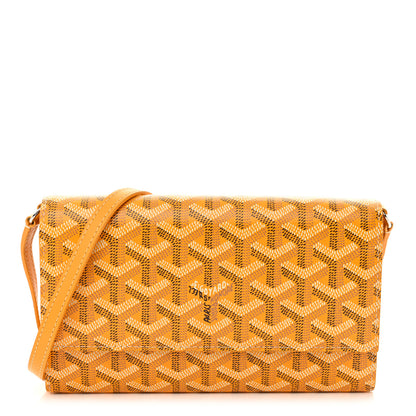 Goyard Goyardine Varenne Continental Wallet Yellow Yellow 1 of 10