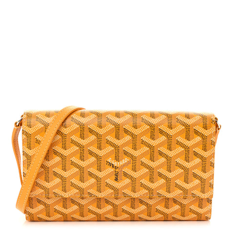 Goyardine Varenne Continental Wallet Yellow