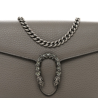 Gucci Dollar Calfskin Crystal Mini Dionysus Chain Wallet Dusty Grey Black Diamond 5 of 10