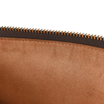 Gucci GG Supreme Monogram Large Ophidia Pouch Clutch Brown 11 of 11