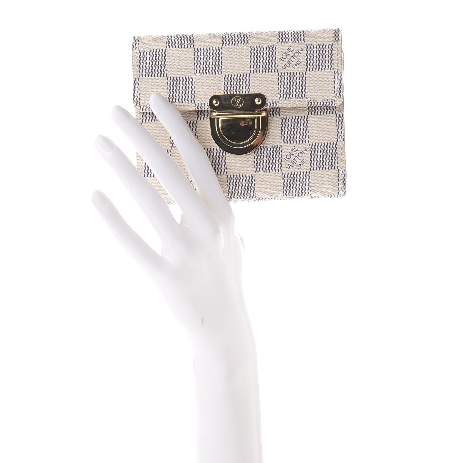 Louis Vuitton Damier Azur Koala Wallet 2 of 8