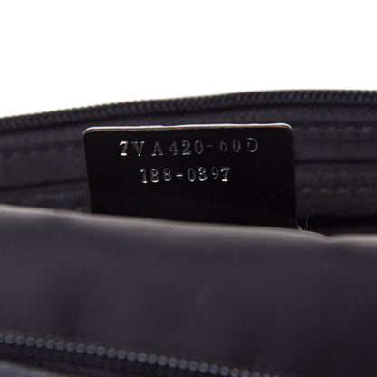 Fendi Nylon Vitello Century Opaco Mini Bug Eyes Flat Messenger Black 6 of 9