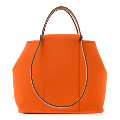 Hermes Toile Cabag 32 PM Orange 1 of 13