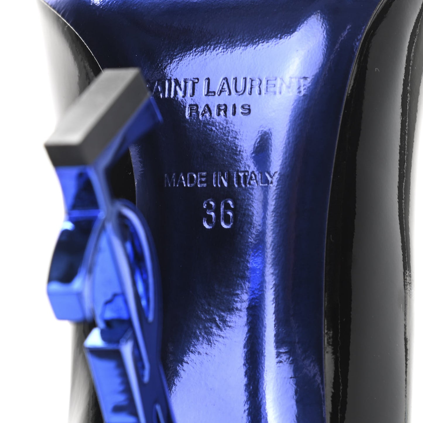 Patent Opyum 110 Pumps 36 Black Blue