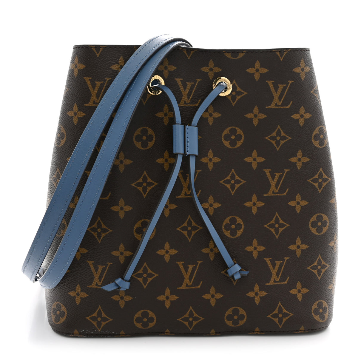 Louis Vuitton Monogram Neonoe MM Blue Jean 1 of 11