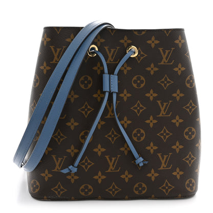 Louis Vuitton Monogram Neonoe MM Blue Jean 1 of 11