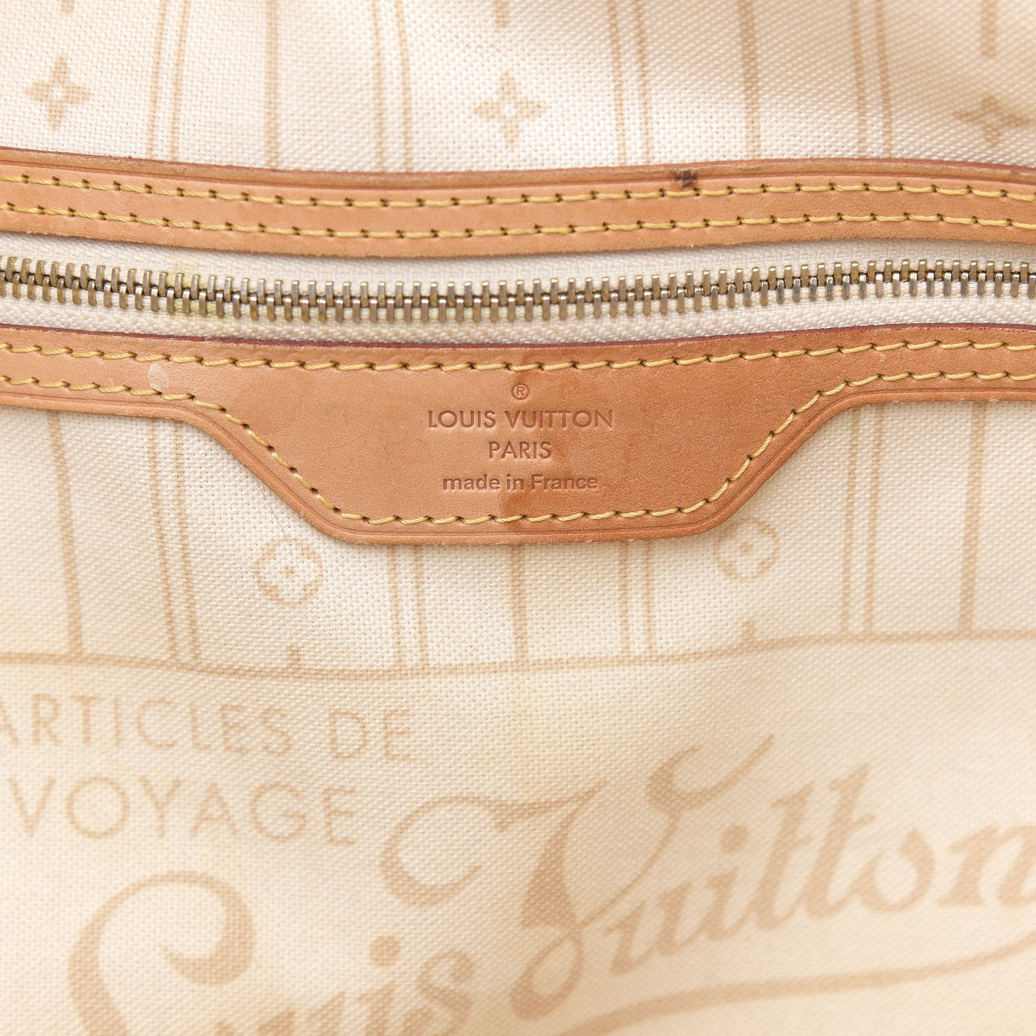 Louis Vuitton Damier Azur Neverfull MM 6 of 19
