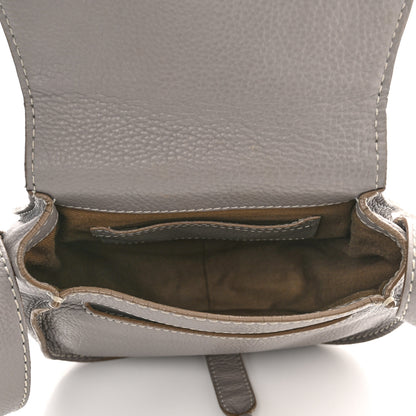 Chloe Calfskin Mini Marcie Round Crossbody Bag Grey 4 of 13