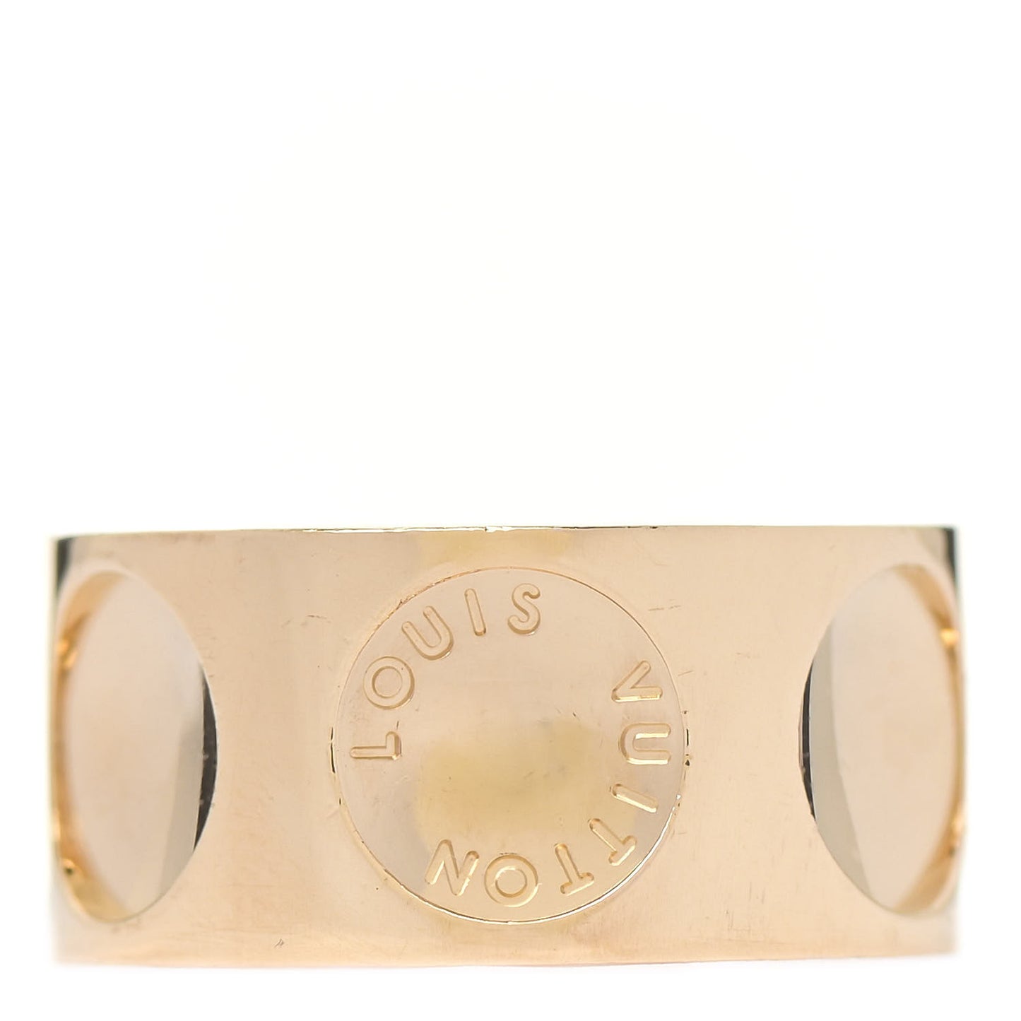 18K Yellow Gold 10mm Empreinte Ring 52 6