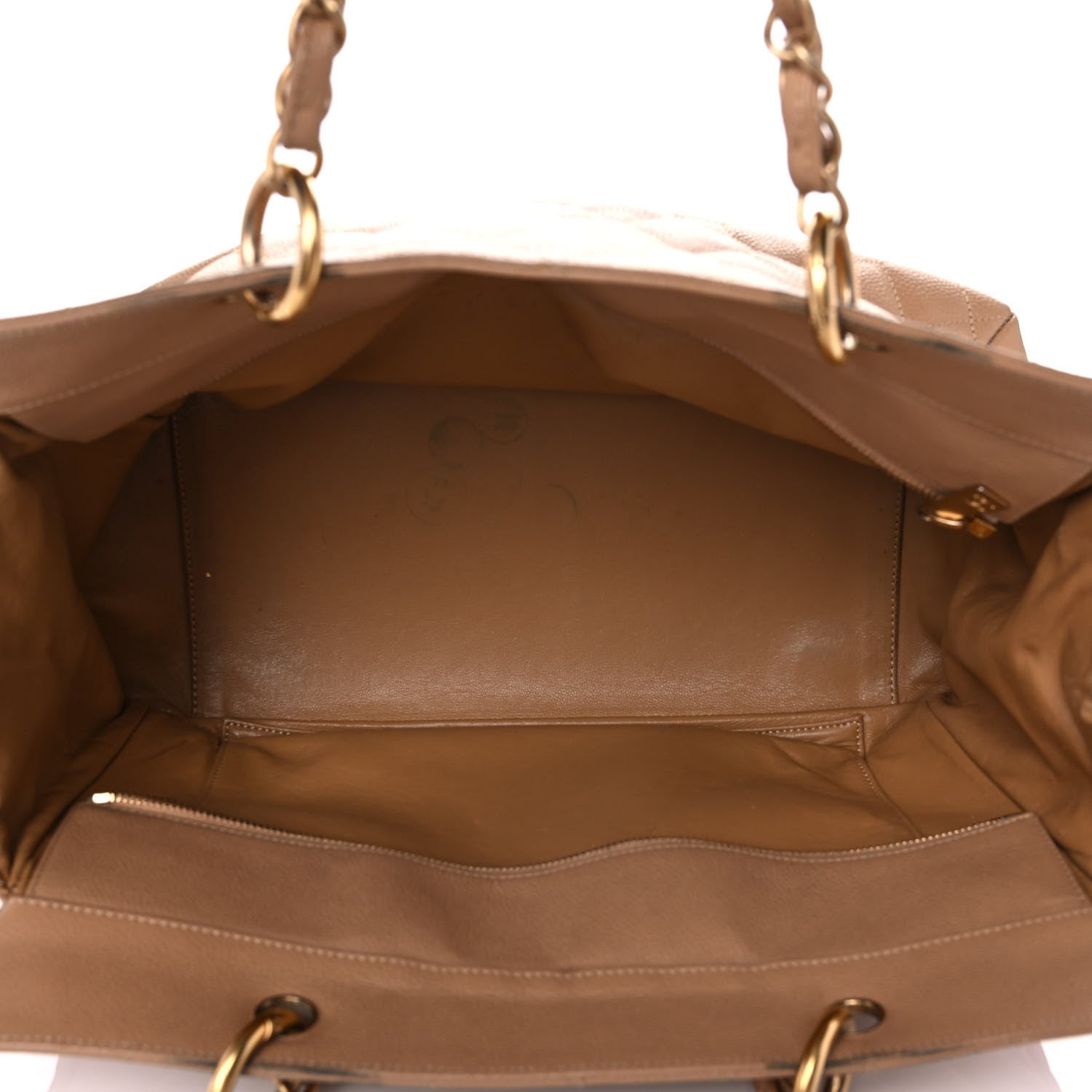 Chanel Caviar Quilted Petit Timeless Tote PTT Beige 5 of 14