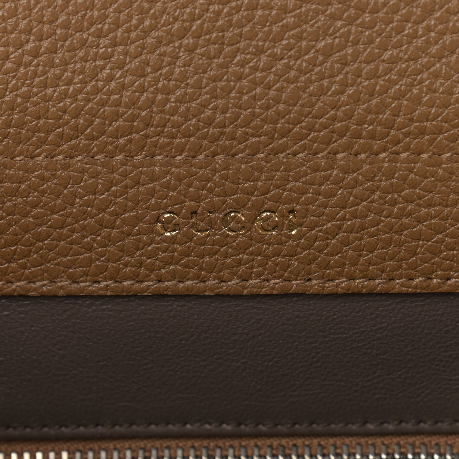 Gucci Posillipo Grain Calfskin Small Zumi Top Handle Bag Friky Taupe 7 of 11