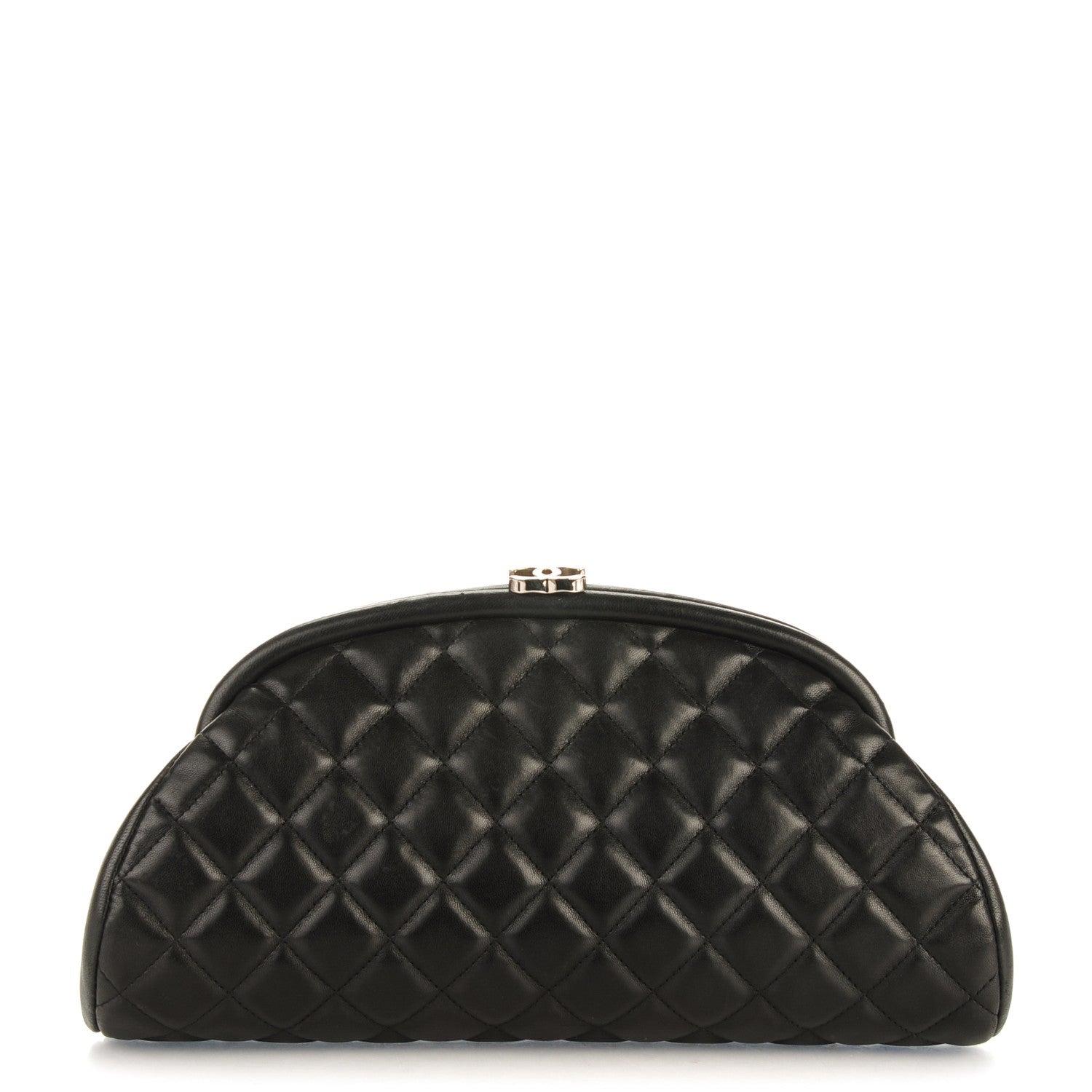 Chanel Lambskin Quilted Timeless Clutch Black 1 of 8