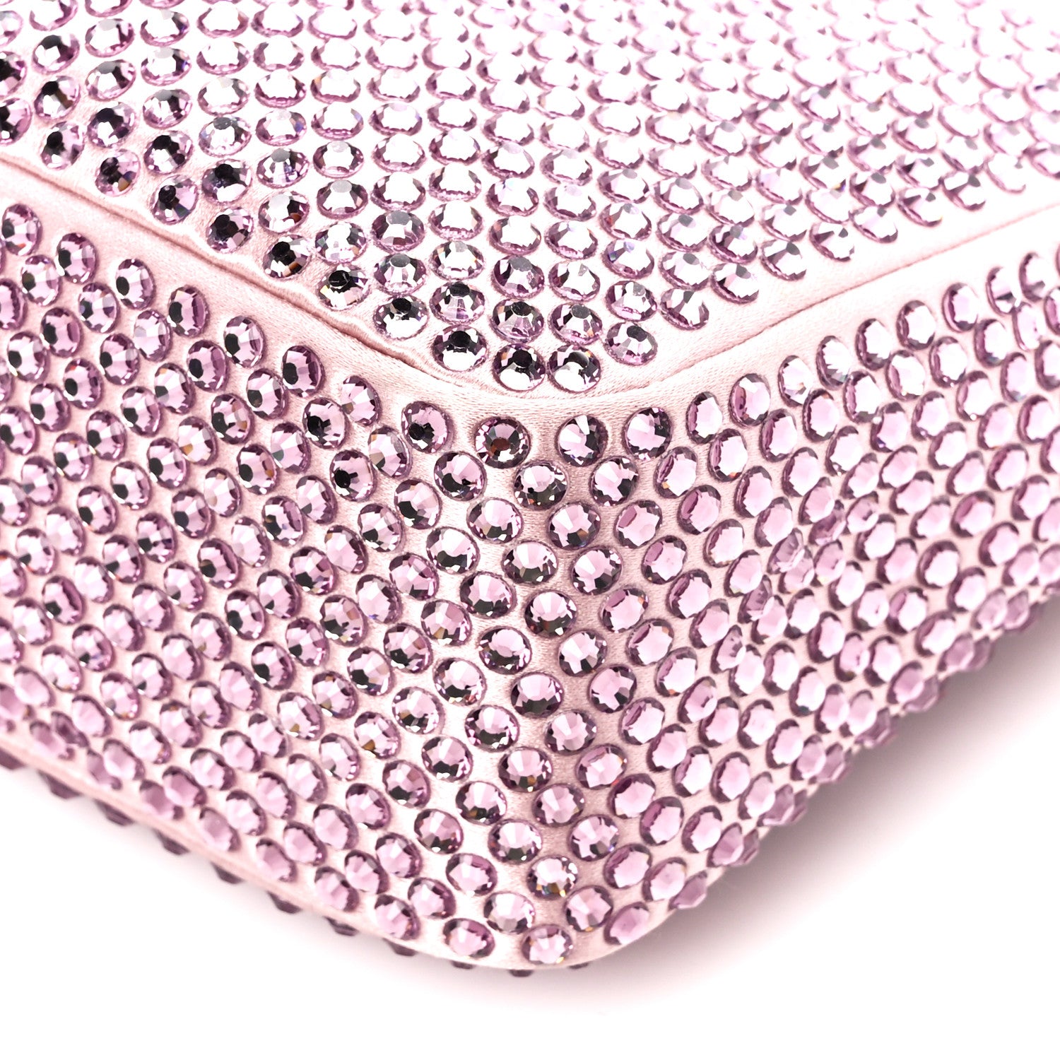 Prada Satin Crystal Mini Re-Edition 2000 Bag Alabastro 1440556