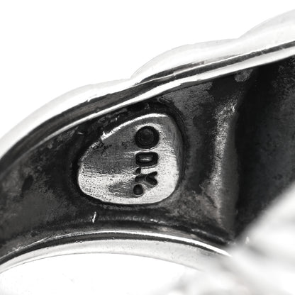 David Yurman Sterling Silver Diamond Sculpted Cable Ring 51 5.75 5 of 5