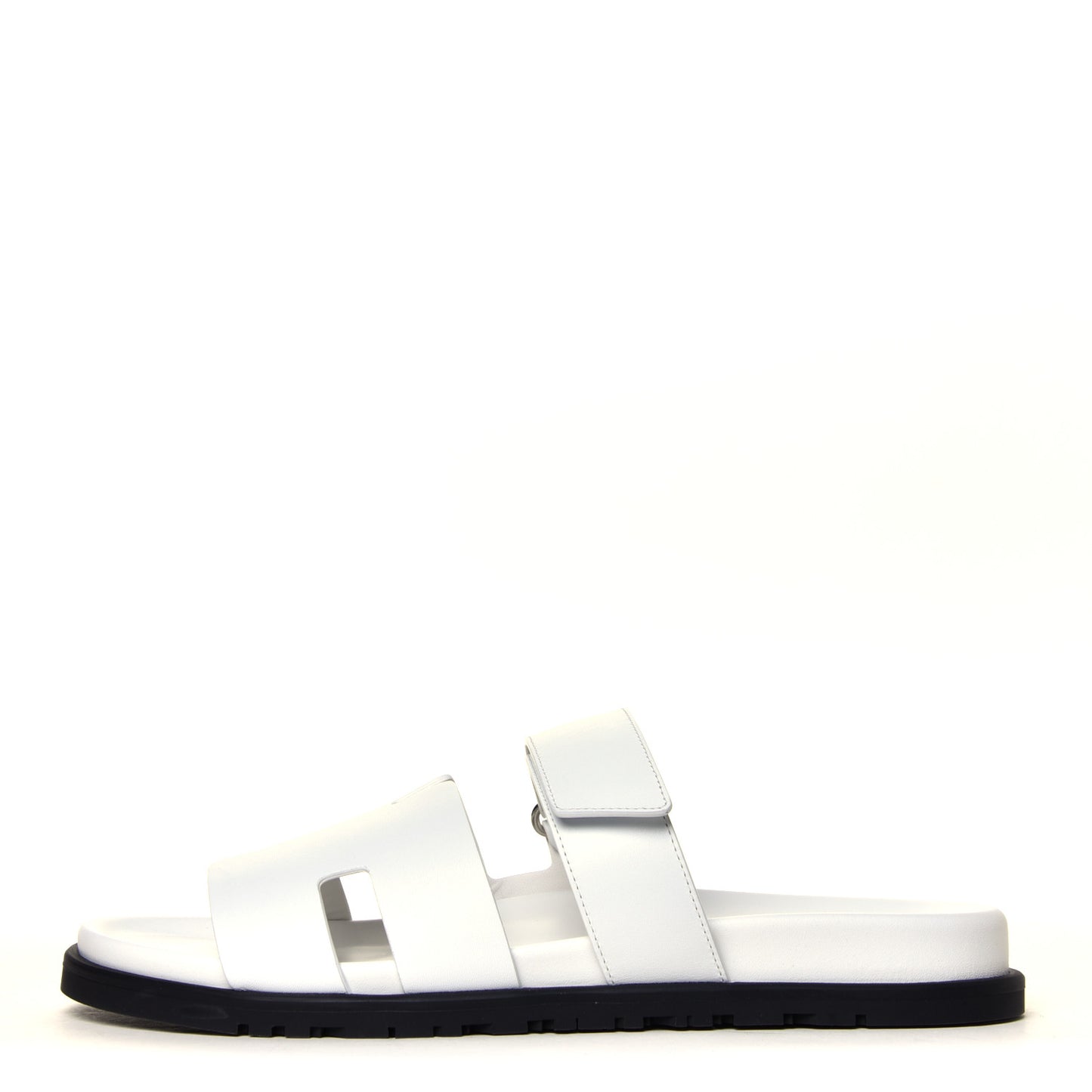 Calfskin Mens Chypre Sandals 44 White
