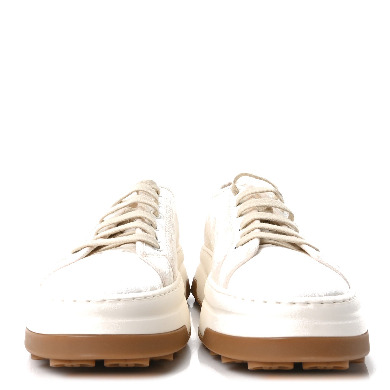 Gucci GG Monogram Mens 1977 Tennis Platform 52mm Sneakers 11 Great White Mystic White 3 of 9