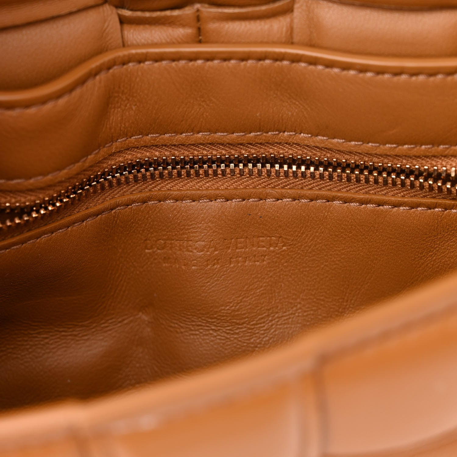 Bottega Veneta Nappa Maxi Intreccio Small Padded Cassette Crossbody Bag Camel 6 of 11