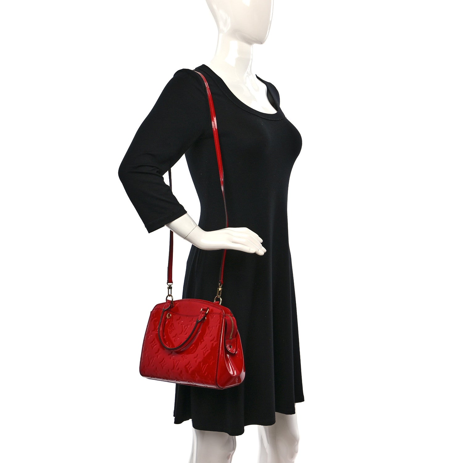 Louis Vuitton Vernis Brea PM NM Cherry 2 of 10