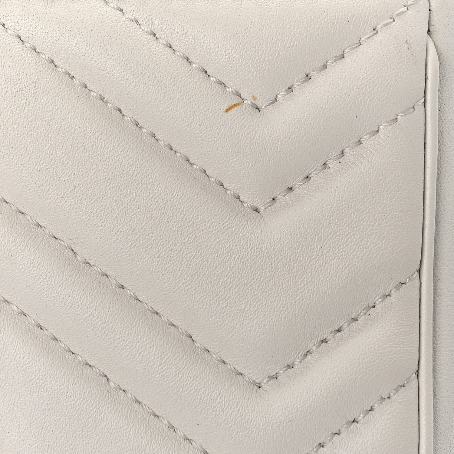 Gucci Calfskin Matelasse Super Mini GG Marmont Shoulder Bag White 12 of 12