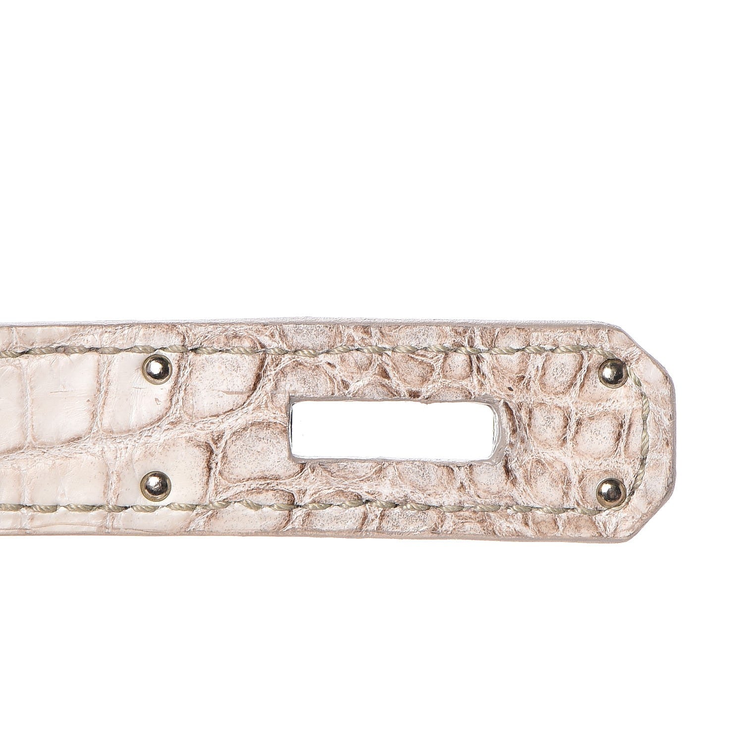 Hermes Matte Niloticus Crocodile Himalaya Birkin 30 Blanc 18 of 49