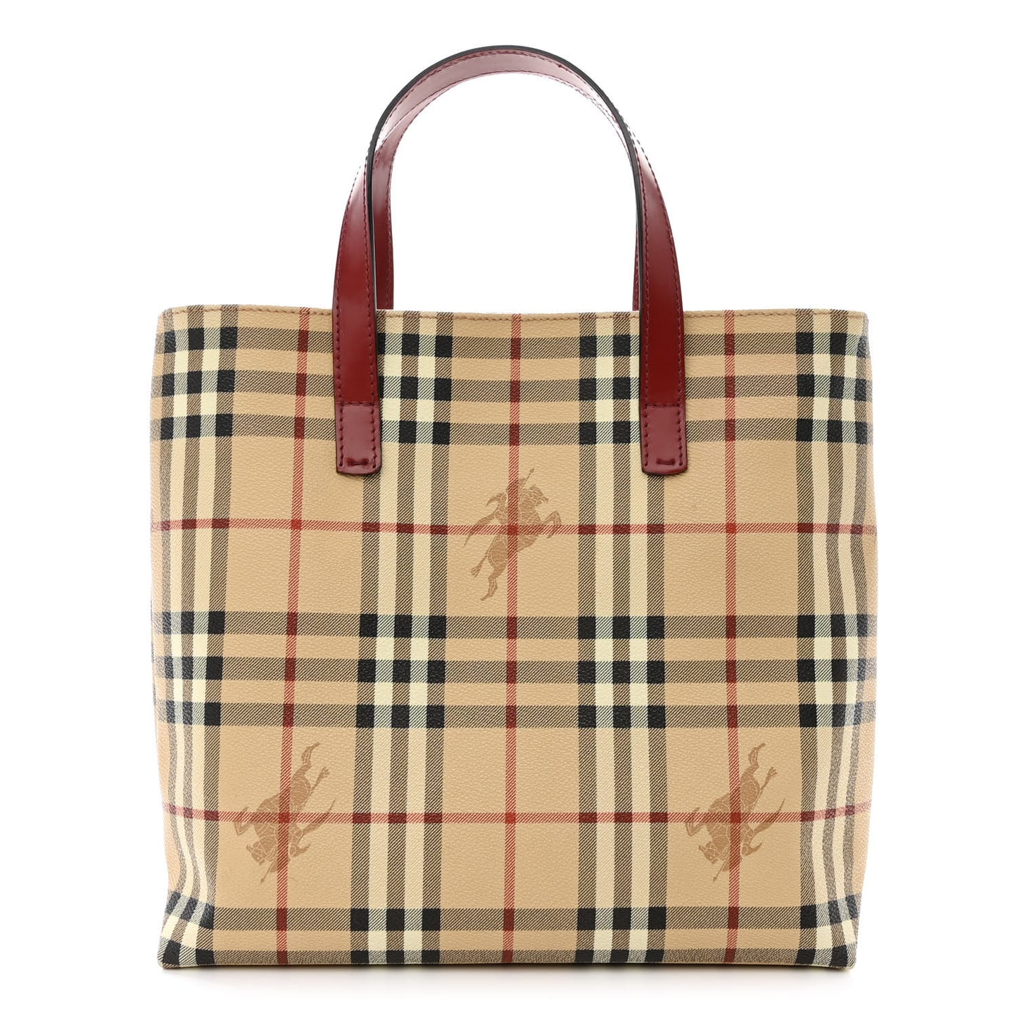 Haymarket Check Medium Tote Red