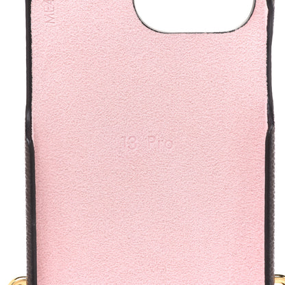 Louis Vuitton Reverse Monogram Giant iPhone 13 Pro Bumper On Strap Pink 6 of 7