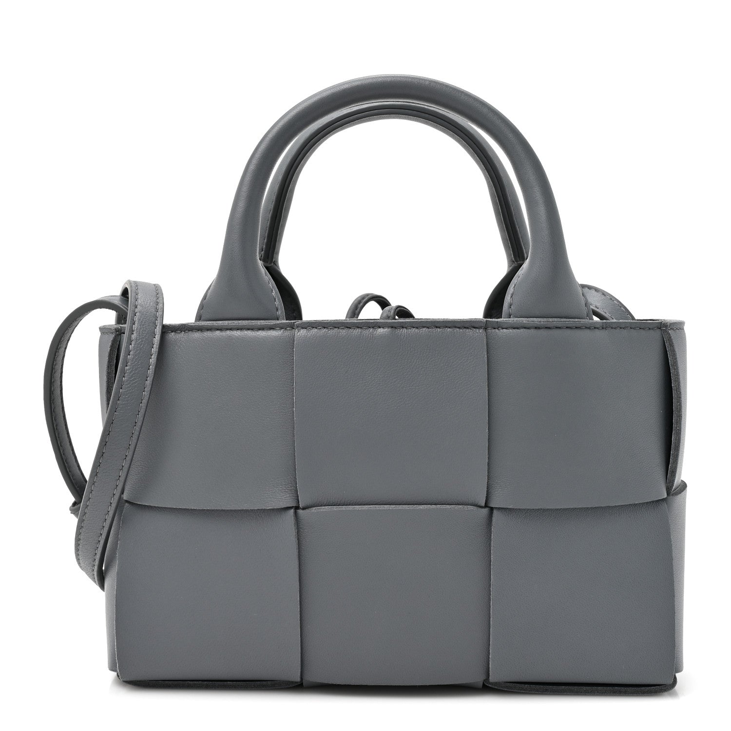 Bottega Veneta Nappa Maxi Intrecciato Mini Arco Tote Thunder 1 of 9