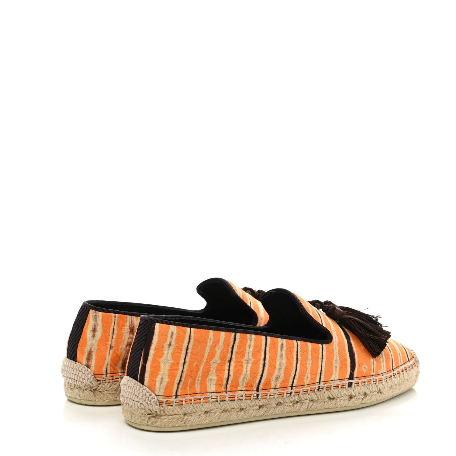 Christian Louboutin Canvas Mens Nanou Tassel Espadrilles 41 Yellow 4 of 8