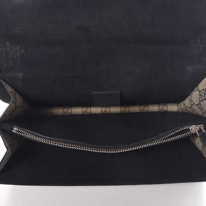 Gucci GG Supreme Monogram Crystal Small Dionysus Shoulder Bag Black 5 of 11