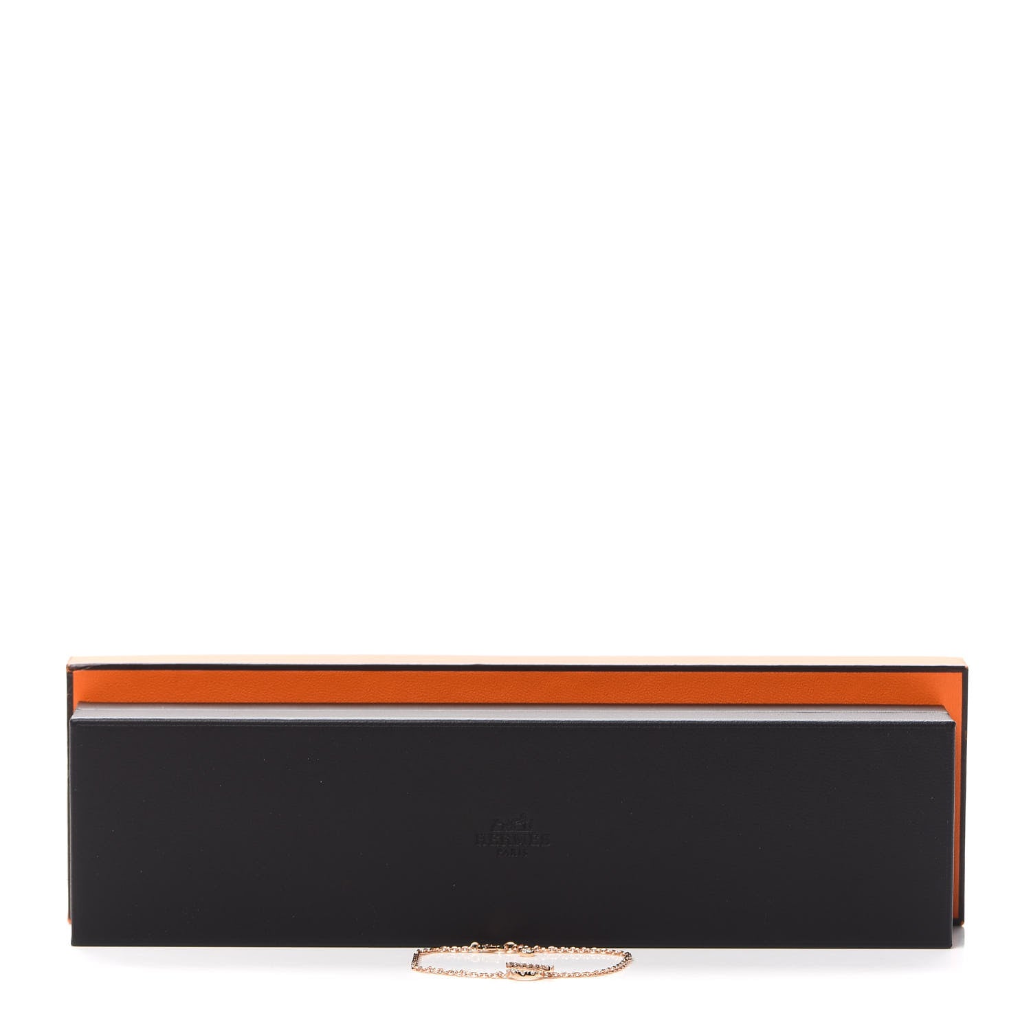 Hermes 18K Rose Gold Diamond Finesse Bracelet ST 5 of 5