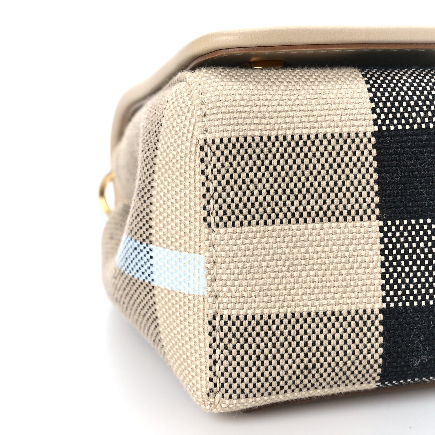 Burberry Canvas Check Hackberry Crossbody Bag Soft Fawn 7 of 8