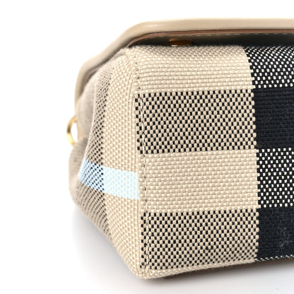 Burberry Canvas Check Hackberry Crossbody Bag Soft Fawn 7 of 8