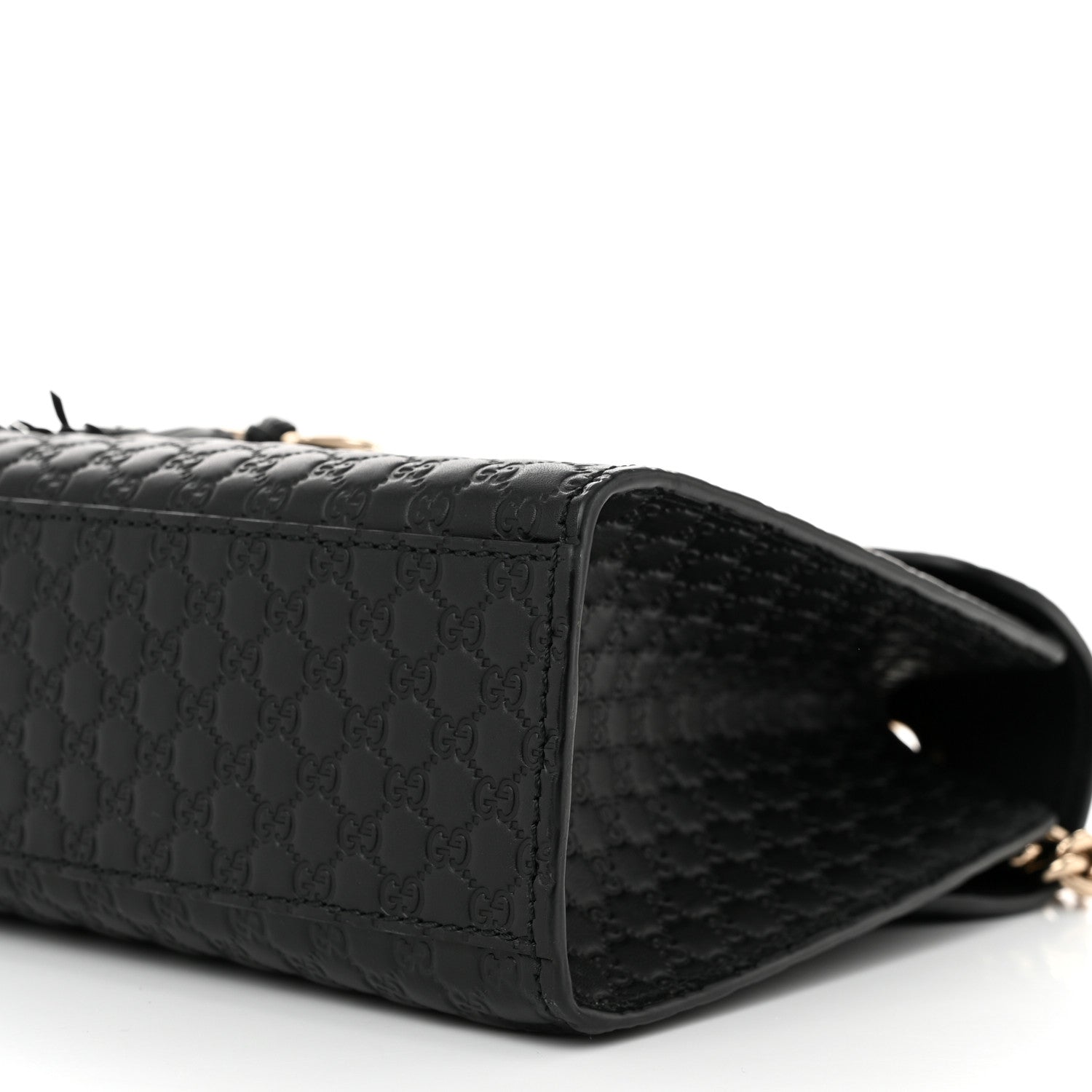 Gucci Microguccissima Medium Emily Chain Shoulder Bag Black 10 of 11