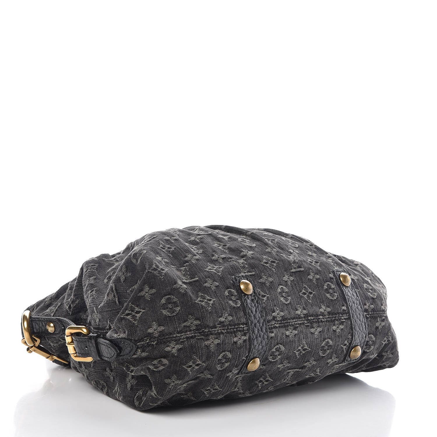 Louis Vuitton Denim Neo Cabby MM Black 4 of 11
