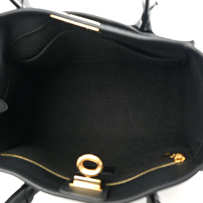 Louis Vuitton Calfskin Monogram On My Side PM Black 5 of 12