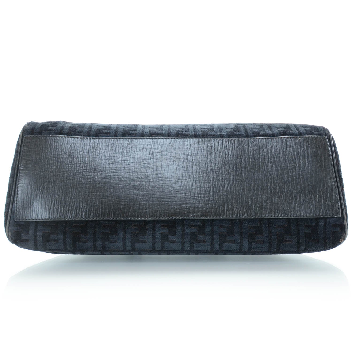 Fendi Velour Zucca Bag De Jour Grey 6 of 8
