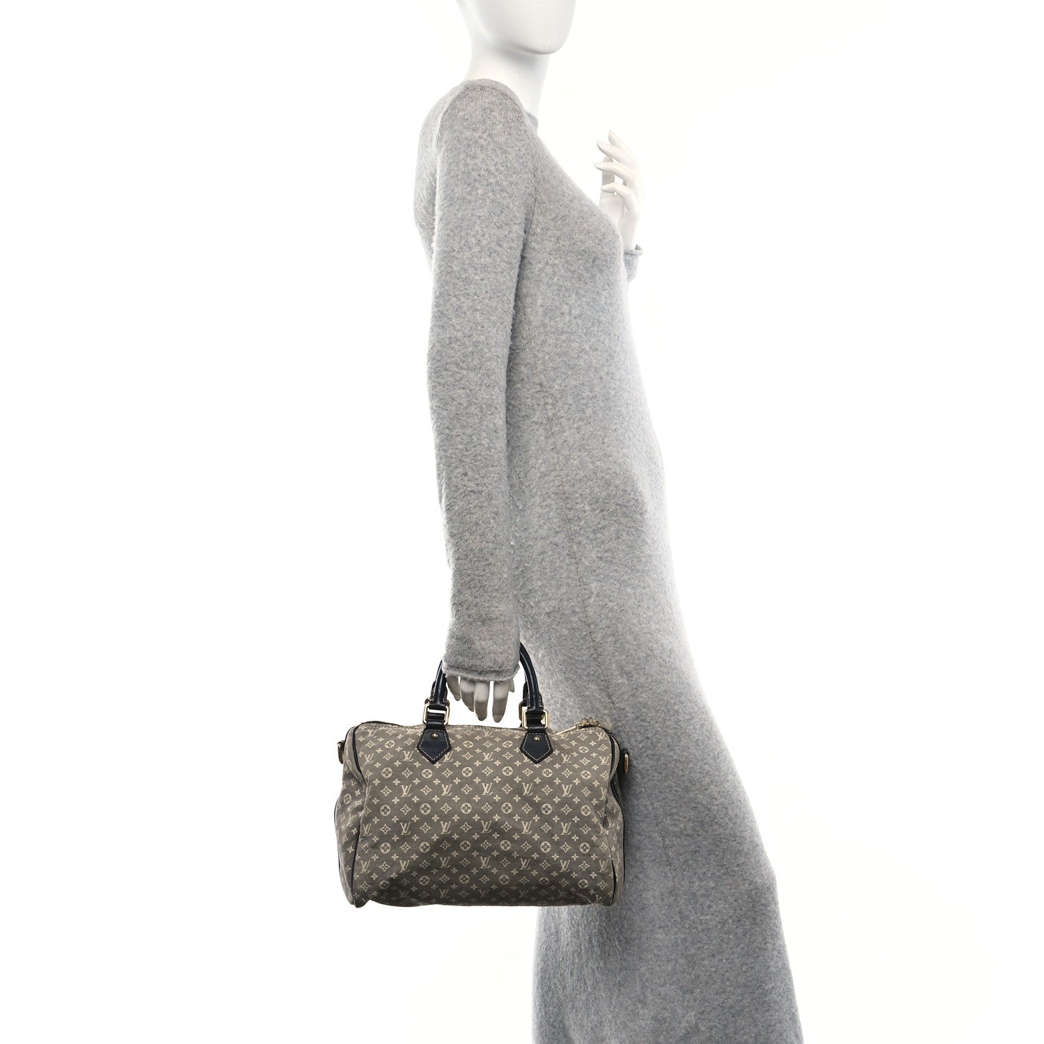 Louis Vuitton Monogram Idylle Speedy Bandouliere 30 Encre 2 of 15