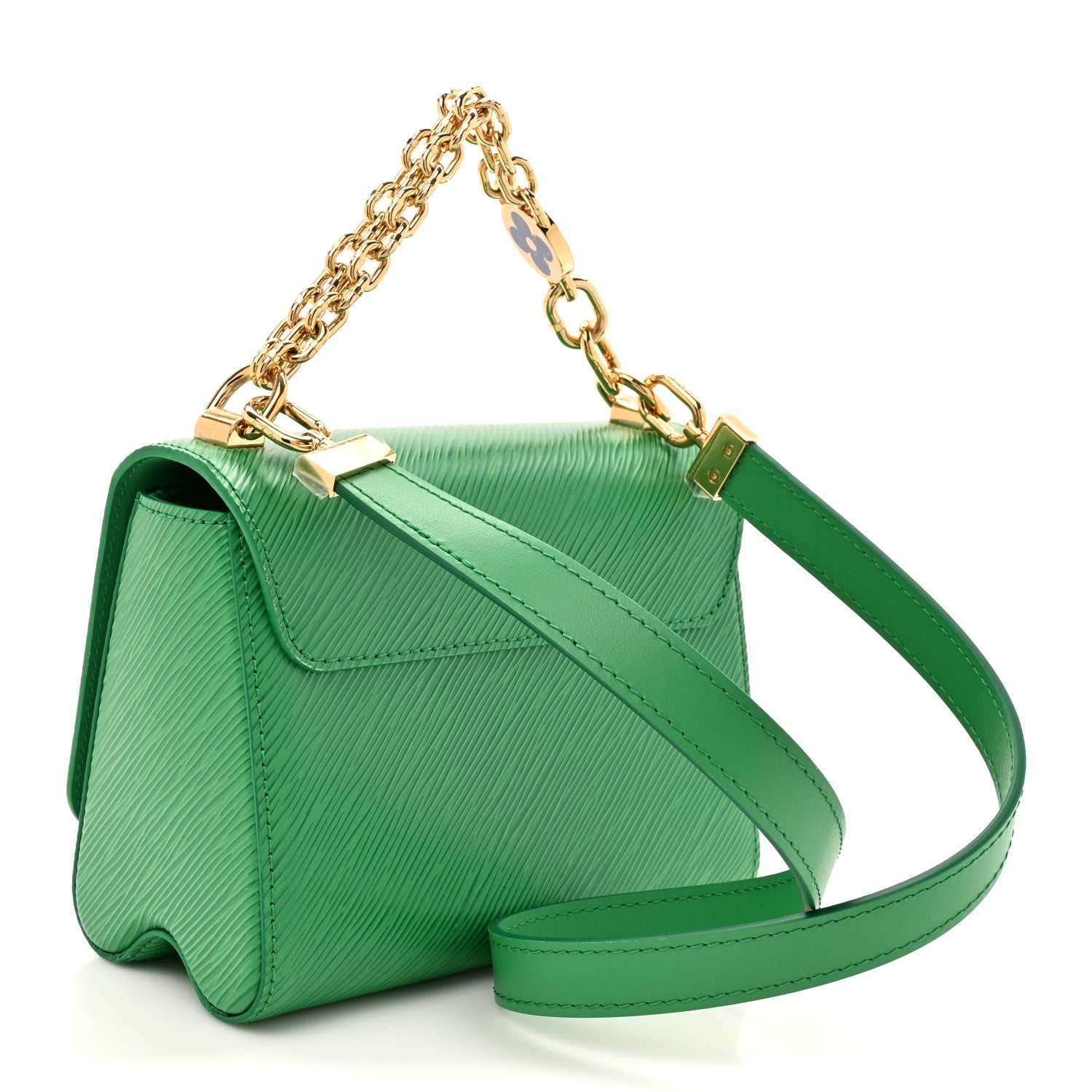 Louis Vuitton Epi Twist Shoulder Bag PM Serpentine Green 4 of 11